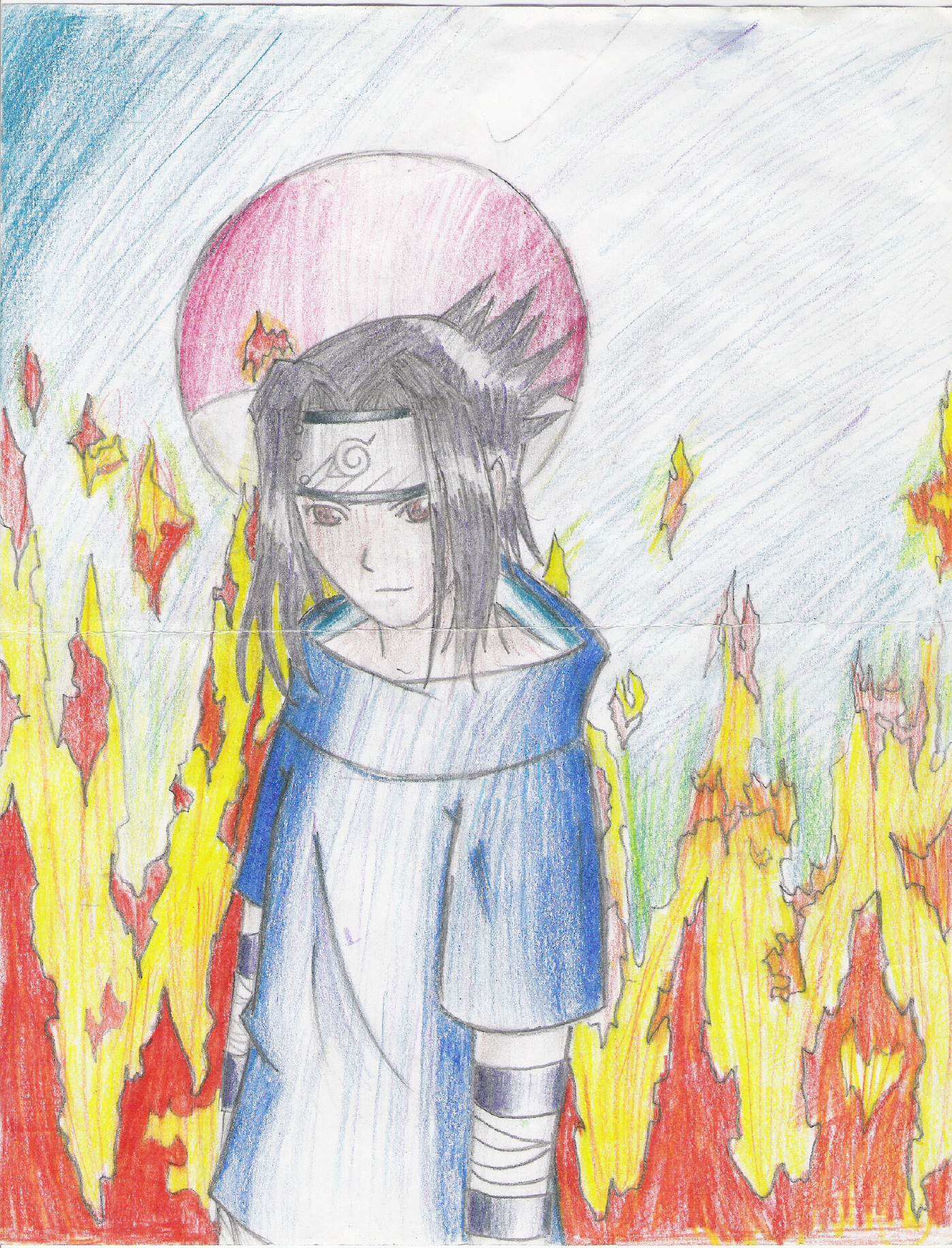 Sasuke (The Sharingan Weilder) by StarAlchemist