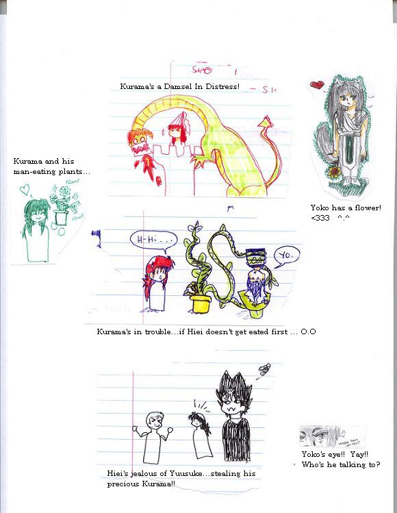 School Sketch YYH by Star_GoddessZ