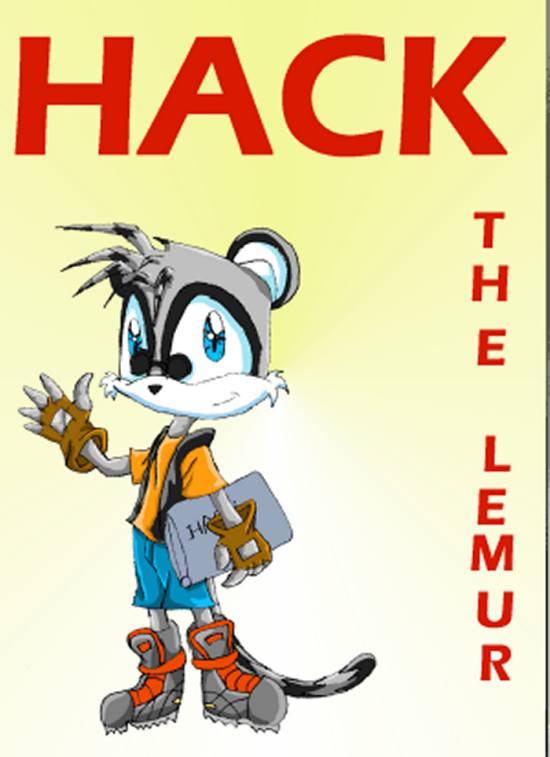 Hack the lemur (redesigned) by Star_The_Hedgehog