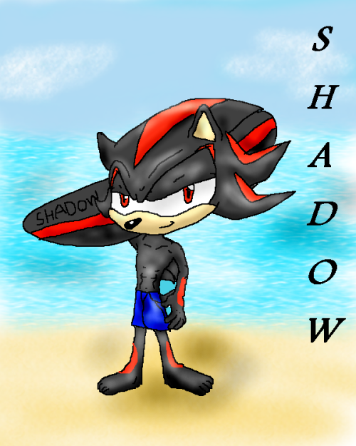Surfing Shadow for all shadow lovers by Star_The_Hedgehog