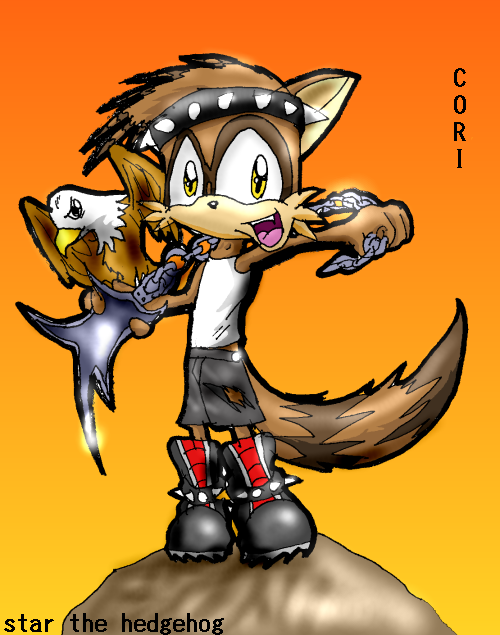 Cori the racoon by Star_The_Hedgehog