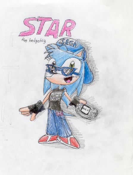 Star The Hedgehog (new style) by Star_The_Hedgehog