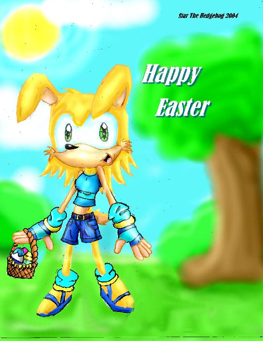 Happy Easter! by Star_The_Hedgehog