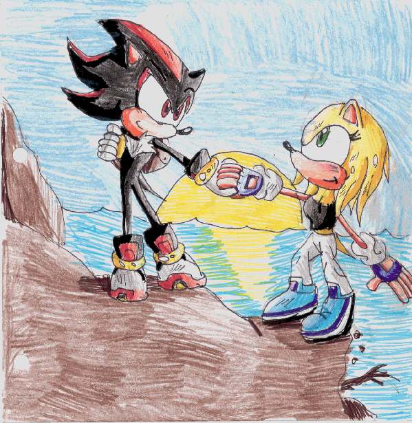 Shadow x Cattie request by Star_The_Hedgehog