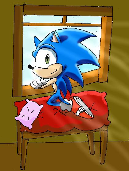 a morning smile (sonic) by Star_The_Hedgehog