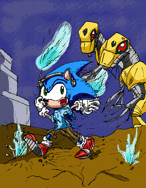 Agent Sonic by Star_The_Hedgehog