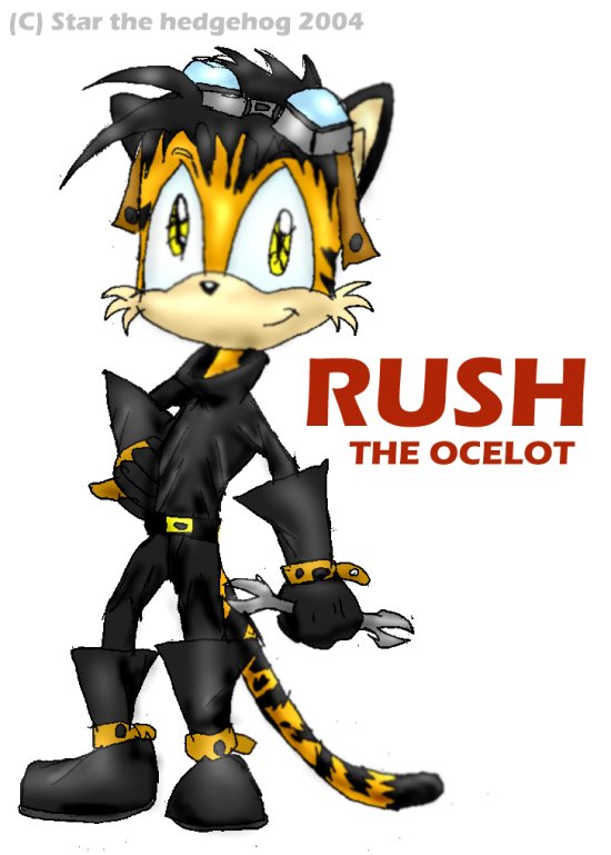 Rush the ocelot by Star_The_Hedgehog