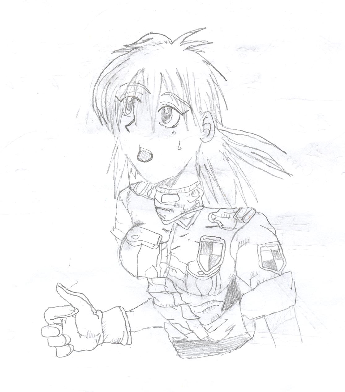 My first GOOD try at drawing Seras!!!!! by Star_n_Robin_forever