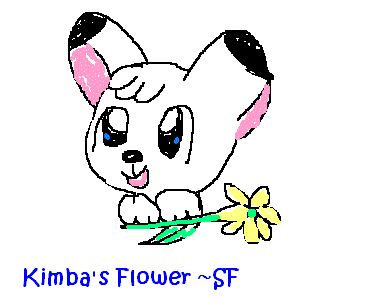Baby Kimba's Flower by Starfire