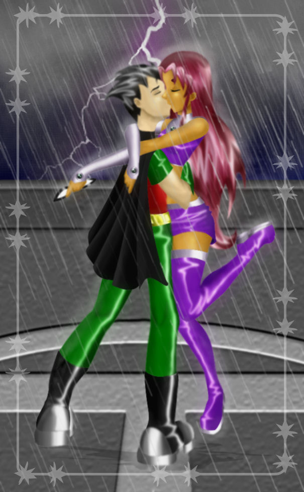 Storming (Robin and Star) by Starfire_Freak