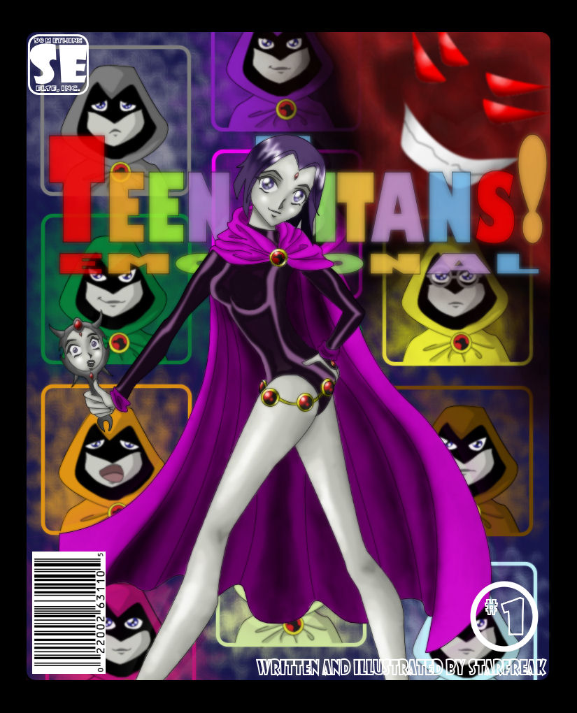 raven comic cover by Starfire_Freak