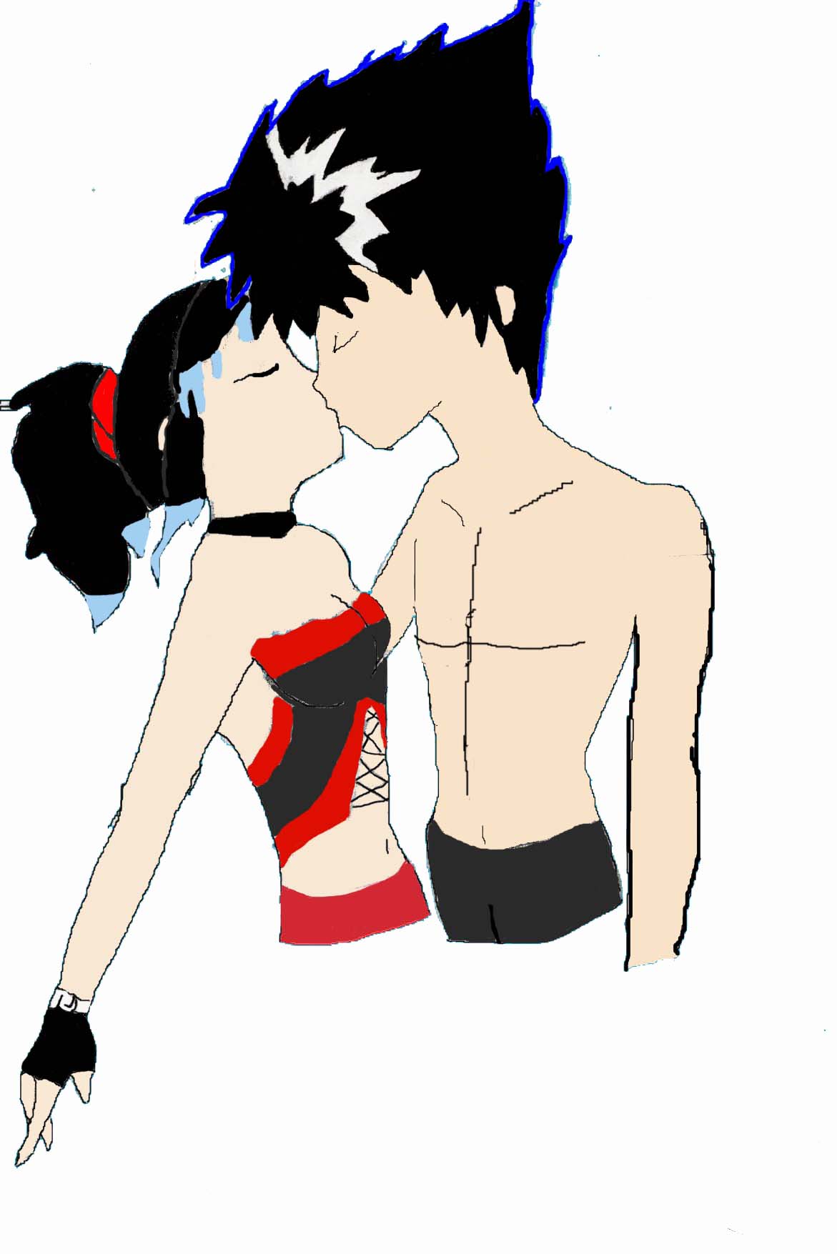 Hiei and Stariae (me.. heh) by Stariae