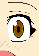 Sam's Eye, Cute Blush!*~ by StarlightAlchemist