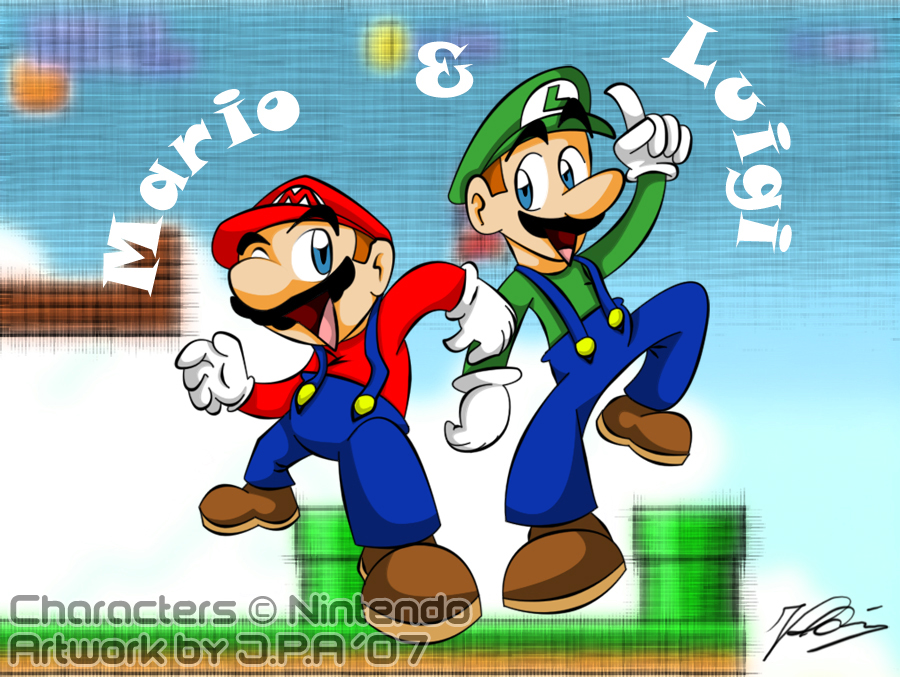 Mario and Luigi by SteelTW