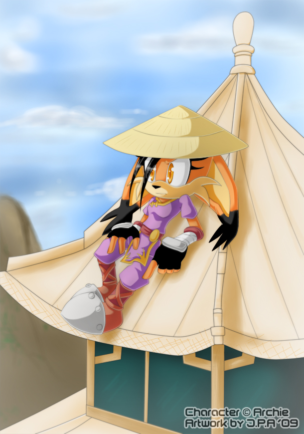 Conquering Storm relaxing by SteelTW
