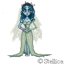 Corpse Bride pixel doll by Stellica