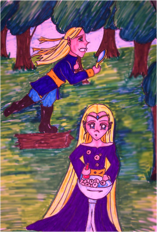 Galadriel and Legolas by Sterratheer