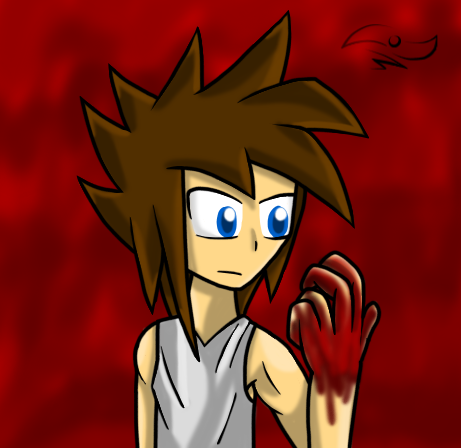FAC StickBlue, Bloody Hand by StickBlueAnimated