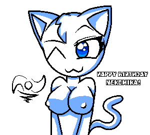 Happy Birthday NekoMika! by StickBlueAnimated