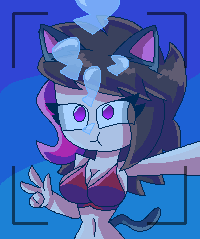 Oniko's Underwater Selfie by StickBlueAnimated