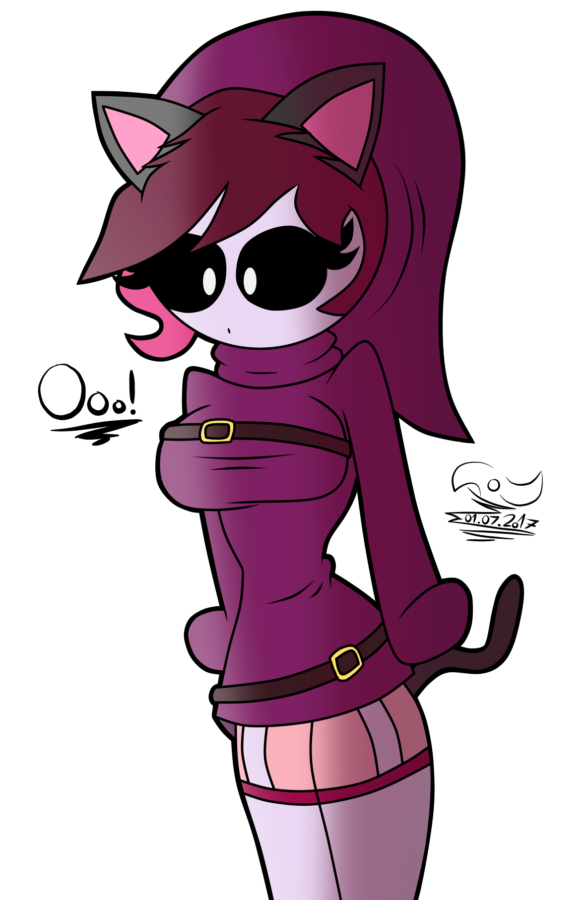 ShyOniko by StickBlueAnimated