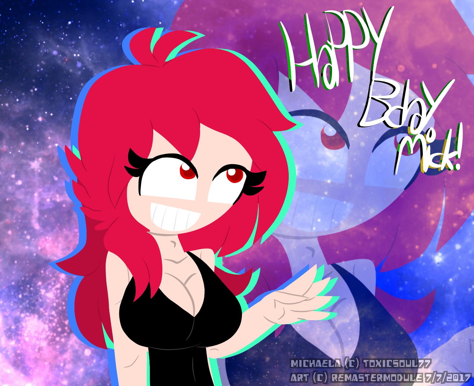 Happy B-day Mick! by StickBlueAnimated