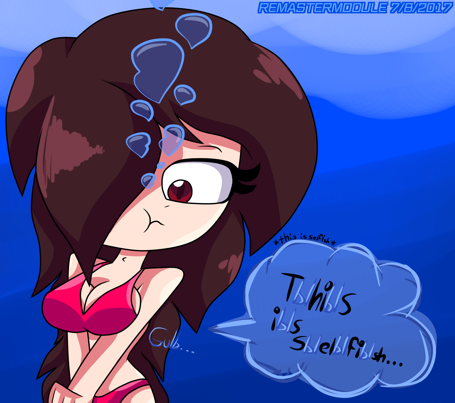 Nillina Underwater (saying selfish) by StickBlueAnimated