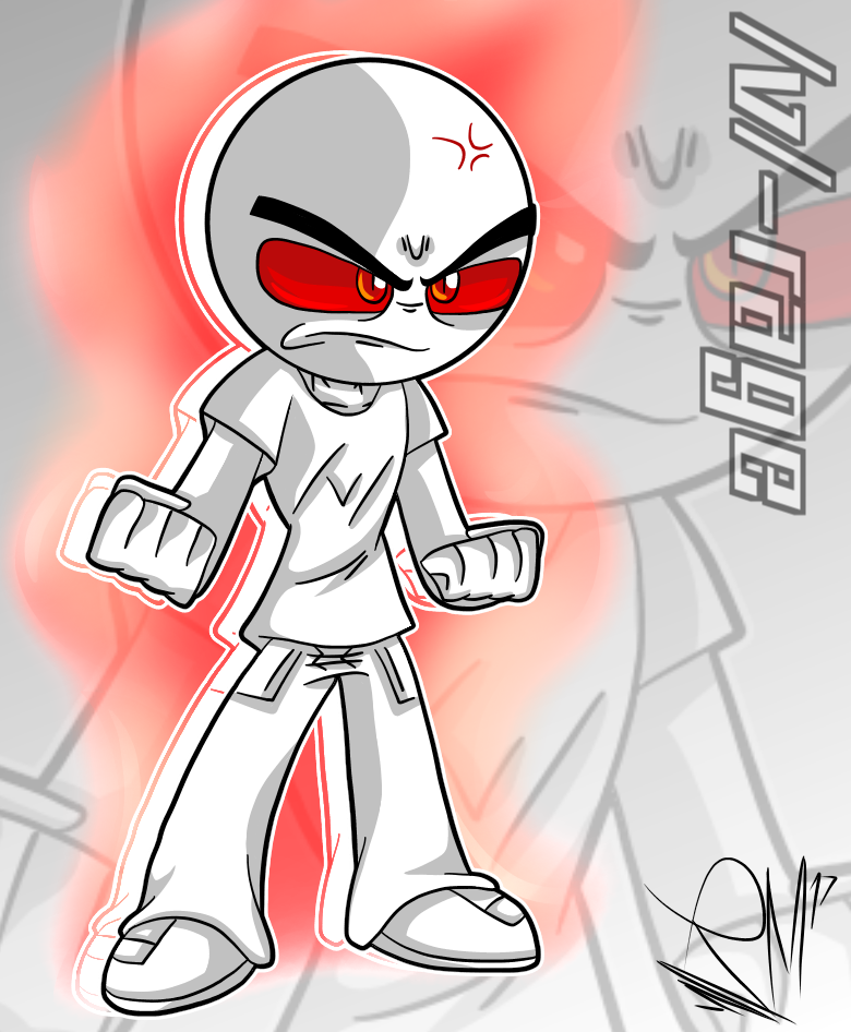 /v/-rage fanart by StickBlueAnimated