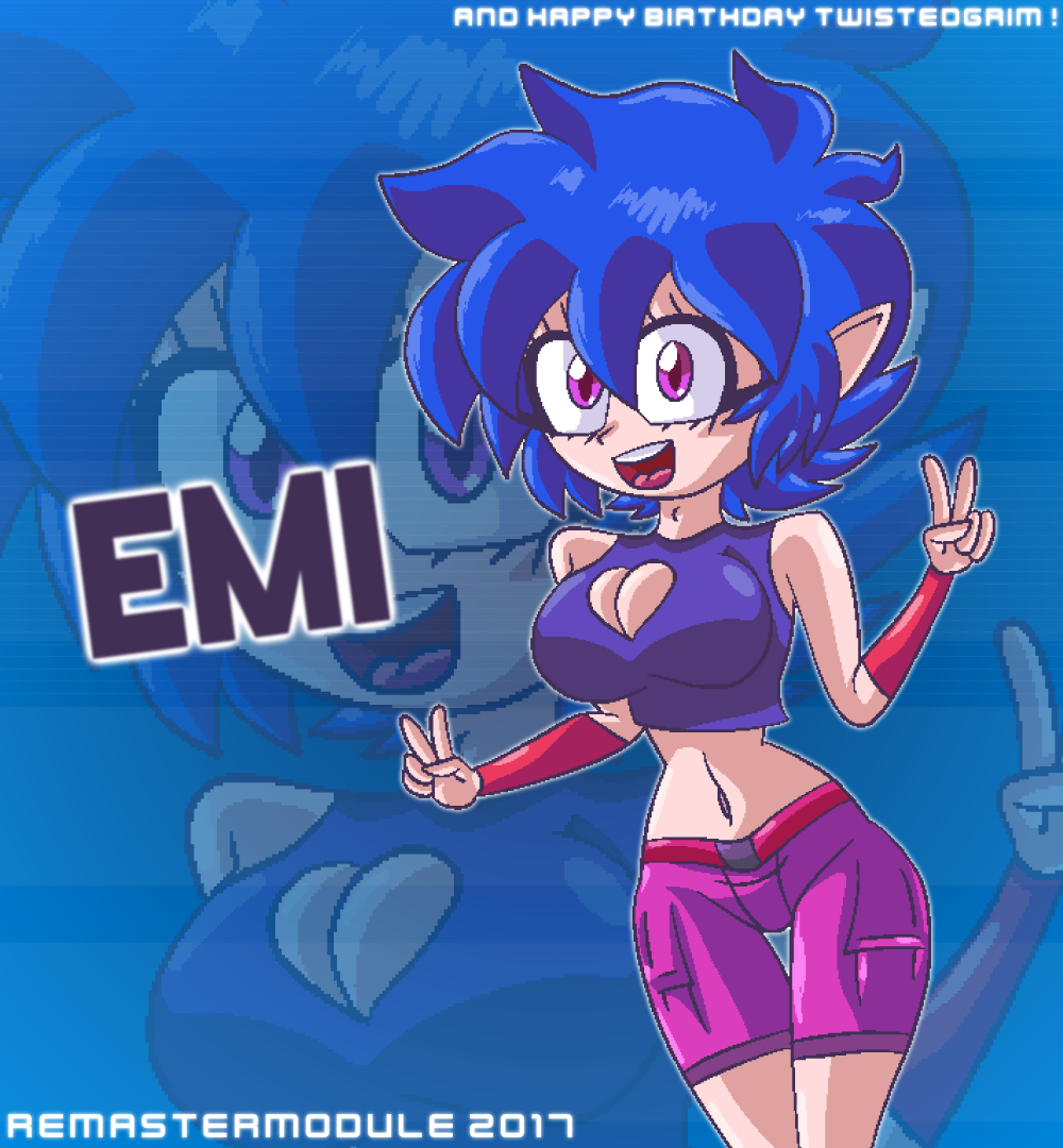 Emi (For TwistedGrim's Birthday!) by StickBlueAnimated