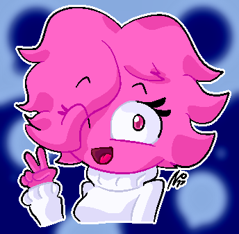 Pink Girl! (wafflez) by StickBlueAnimated