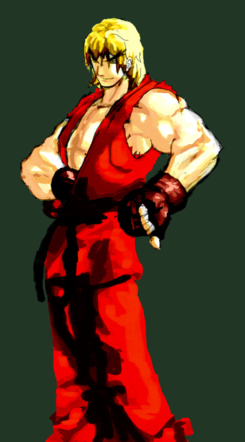 Ken Masters again by Stitchking