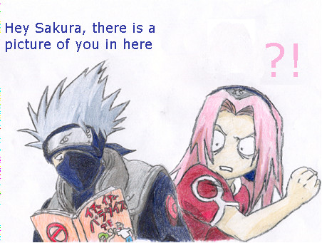 Kakashi and Sakura Joke [Request] by Storm_Dragon