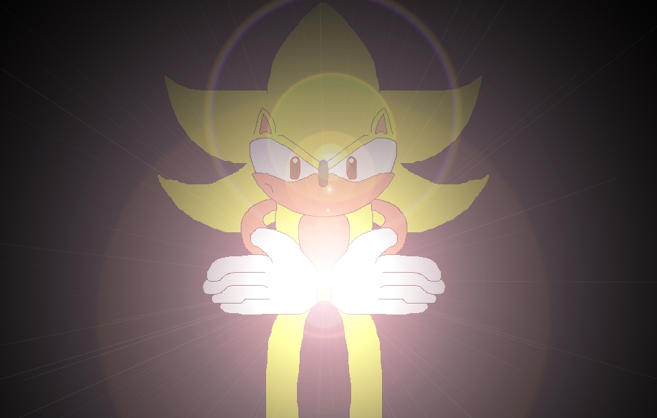 Super Sonic Blast by StormtheHedgehog