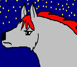 My first paint wolfie by Stormy8_99