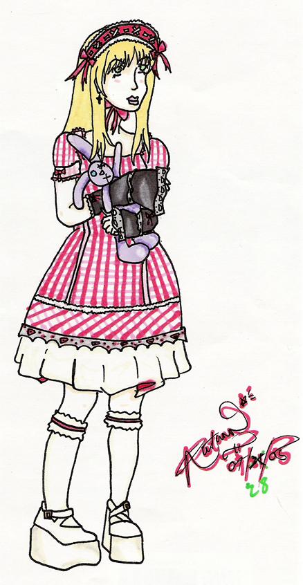 †Sweet Lolita† *coloured* by Stormy_Autumn