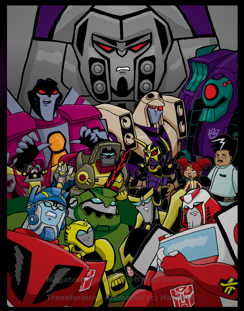 Megatron Rising Fanart Poster by StrangeVelocity