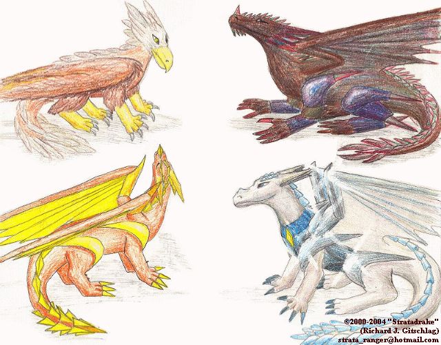 Dragons of Elements, v2.0 - #2 (2000) by Stratadrake