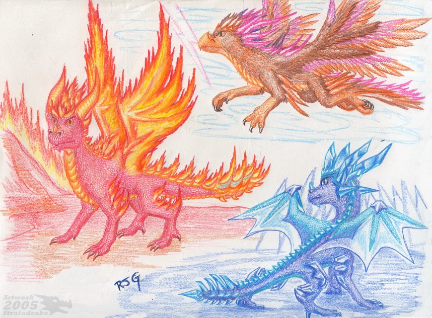 Spyro of the Elements by Stratadrake