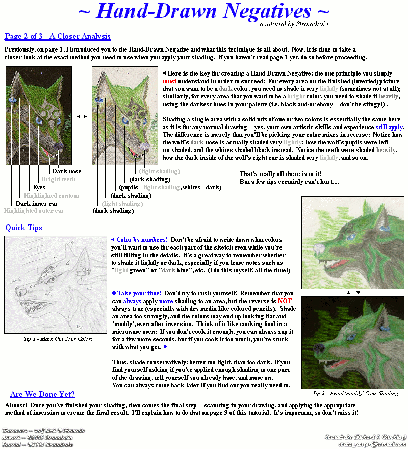 Negatives Tutorial, Page 2 of 3 by Stratadrake