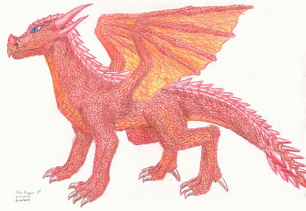 Fire Dragon by Stratadrake