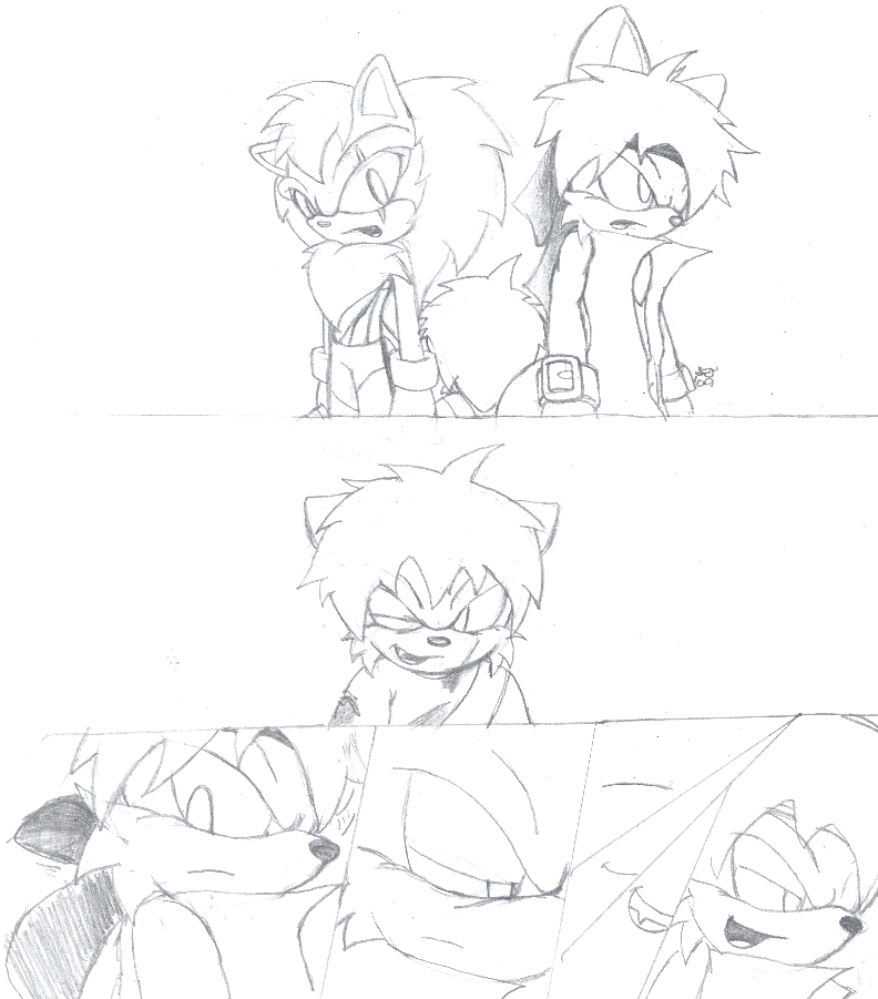Comic doodle practice thingy by StrayTree