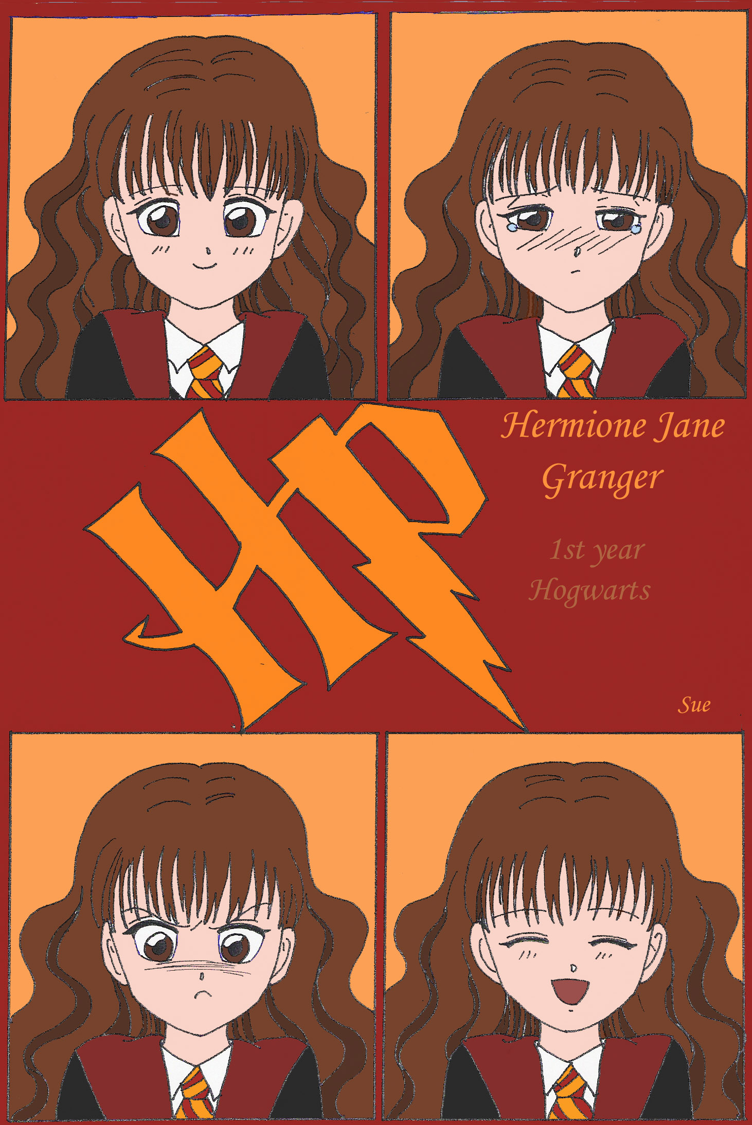 first year of Hermione at Hogwarts by SueWeasley7