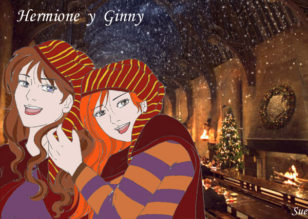 Hermione y Ginny by SueWeasley7