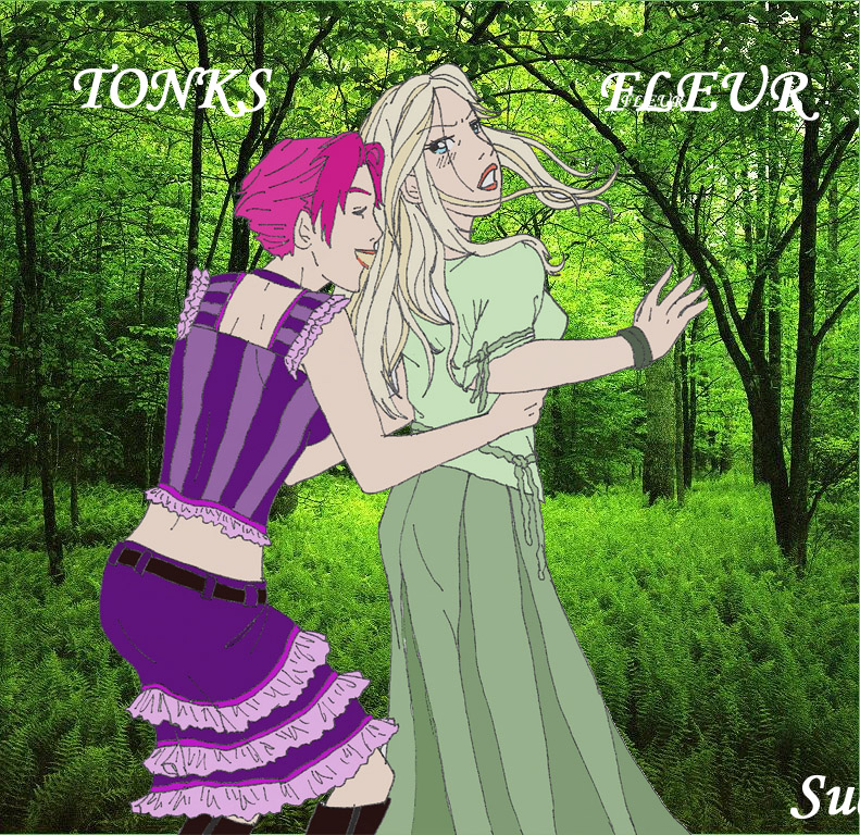 Tonks and Fleur by SueWeasley7