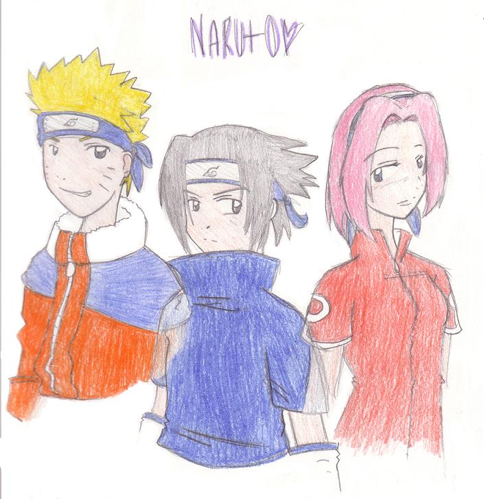 Naruto, Sasuke, And Sakura by SugarStrawberry