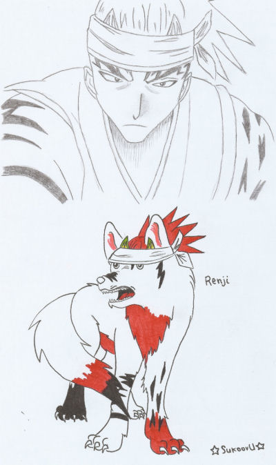 Renji (art trade for Namiko-chan) by Sukooru