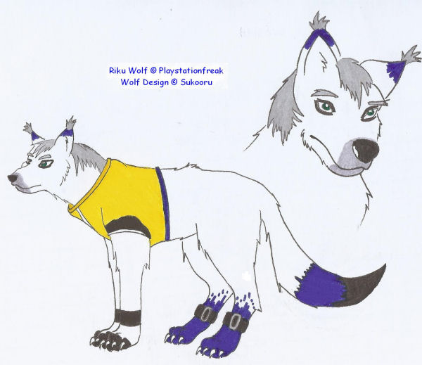 Riku Wolf (adopted by Playstationfreak) by Sukooru