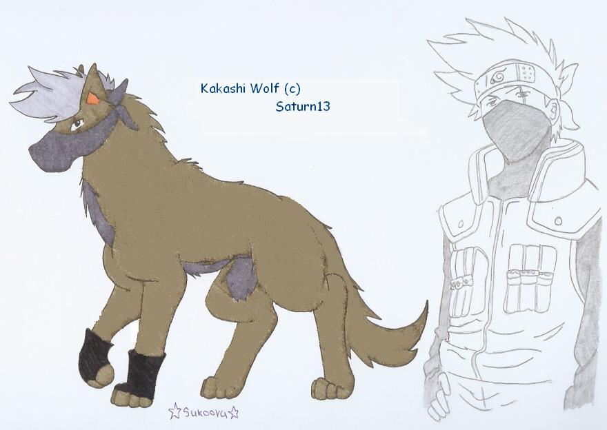 Kakashi Wolf (adopted by Saturn13) by Sukooru