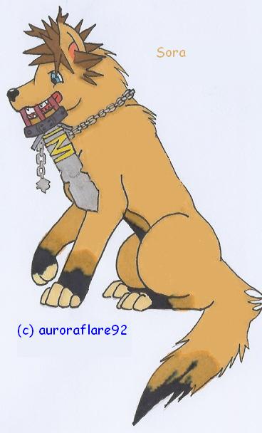 Sora Wolf (adopted by auroraflare92) by Sukooru