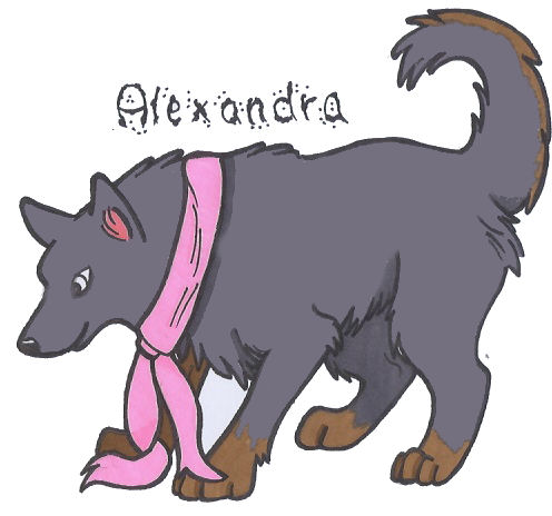 Alexandra (wolf for Blackbird1331) by Sukooru